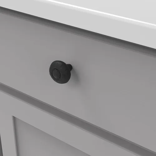 Vista 4 de Hickory Hardware - Paquete de 1 manija para alacena de núcleo sólido, pomos de lujo para gabinete y cómoda, tiradores para puertas y cajones, 1-1/2