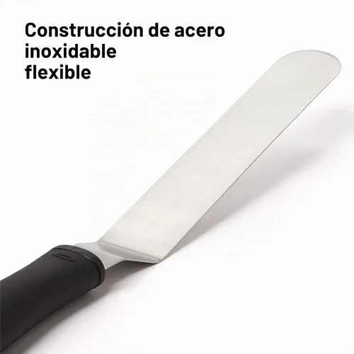 Vista 5 de OXO Good Grips espátula para esparcir glaseado, Grande, Negro