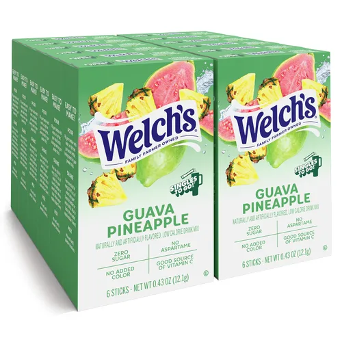 Vista 11 de Welch's Singles To Go! Paquete variado de mezcla de bebida de arándano, paquetes de sabor de agua sin azúcar, sin aspartamo, sin tintes
