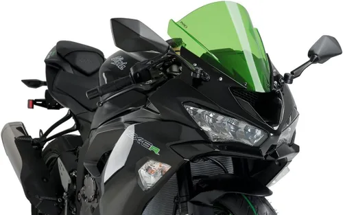 Vista 5 de Pantalla de carreras Puig 3177F para Kawasaki ZX-6R 19- C/gris oscuro