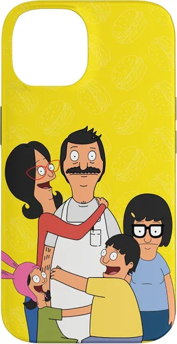 Vista 4 de Funda para iPhone 12 Pro Max Bob Burgers Bob Linda Gene Tina Louise Family Hug