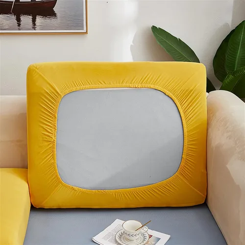 Vista 14 de Fundas de cojín elásticas para cojines de sofá, fundas de asiento de caravana, protector de sofá de dos asientos, de elastano, protector de muebles