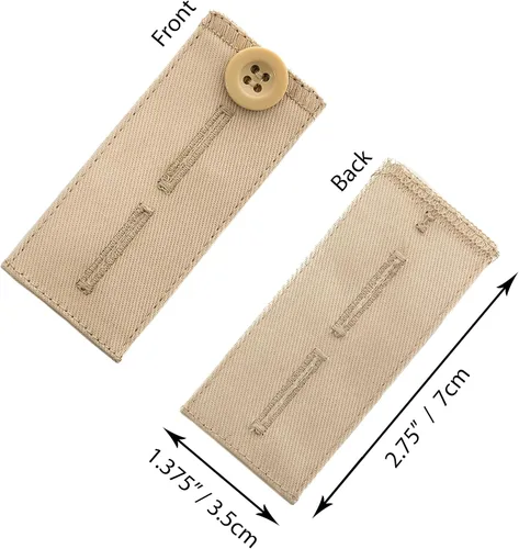 Vista 4 de Johnson & Smith Extensores de pantalones Material de algodón Extensor de cintura ajustable para pantalones