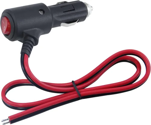 Vista 9 de SPARKING - Enchufe macho de repuesto para encendedor de cigarrillos de 12 V con interruptor de encendido y apagado - 1 pie, enchufe macho de 12 V