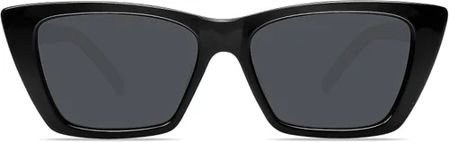 Vista 4 de WOWSUN Gafas de sol polarizadas vintage angostas pequeñas para mujer