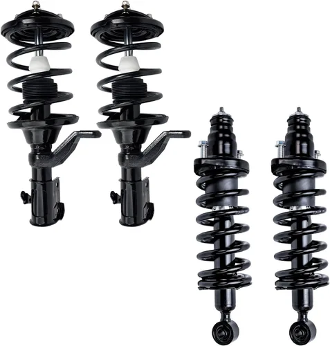 Vista 19 de Detroit Axle - 4 piezas de soportes para Toyota 2004 2005 2006 2007 2008 2009 Prius, soportes delanteros y traseros con resortes helicoidales