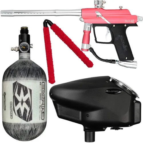 Vista 4 de Action Village Azodin Blitz 4 Kit de pistola de paintball de competición con tanque de aire
