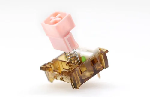 Vista 7 de KPREPUBLIC Kailh Coco Pink Box V2 Switch RGB SMD Lineal 1.76 oz Interruptores para teclado mecánico mx vástago 5pin PC rosa POM (CocoPink S x110)