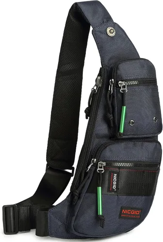Vista 38 de Nicgid Sling Bag - Mochila bandolera para hombre), LYSB01NH075BJ-SPRTSEQIP