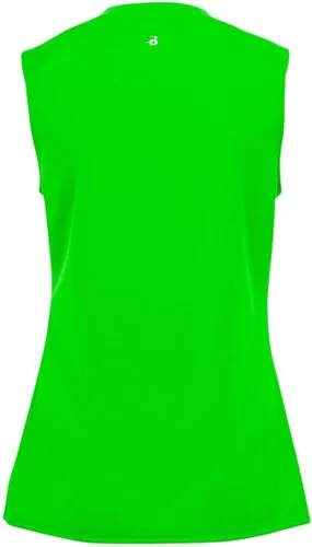 Vista 3 de Badger Sport Camiseta sin mangas para adultos, mujeres y jóvenes, sin mangas, atlética, absorbente
