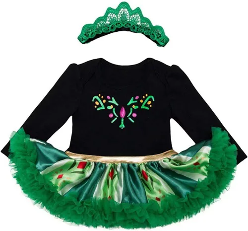Vista 16 de Disfraz de princesa para niñas pequeñas, disfraz de tutú de Halloween, mameluco de Navidad Nn11