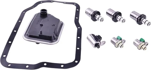 Vista 4 de Kit de servicio de filtro de solenoide de cambio de transmisión 4F27E Compatible con Ford Focus Transit Connect Compatible con Mazda Protege