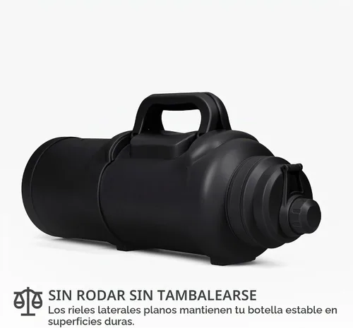 Vista 9 de Manna Titan - Jarra de acero inoxidable con aislamiento al vacío, 4 litros, recubrimiento en polvo negro