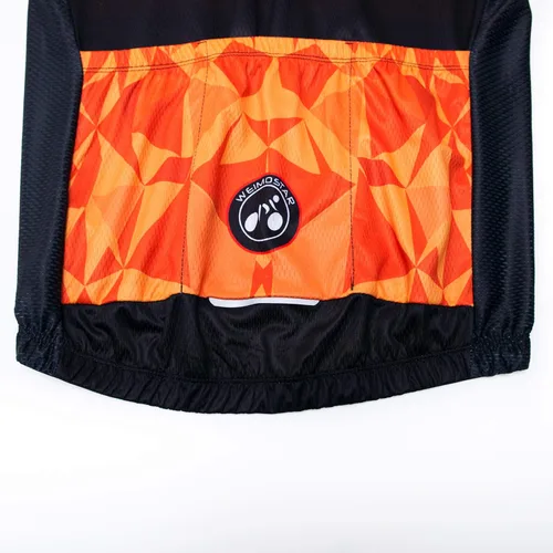 Vista 8 de Weimostar Hombre Ciclismo Jersey Manga Corta Bicicleta Ropa Multicolor Diamante
