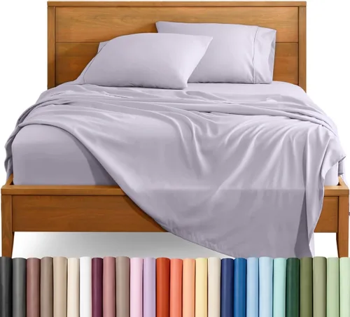 Vista 69 de Bare Home Juego de Sábanas Twin - Sábanas de Cama de Microfibra Ultra-Suave 1800 - Doble Cepillado - Bolsillos Profundos - Ajuste Fácil - Extra