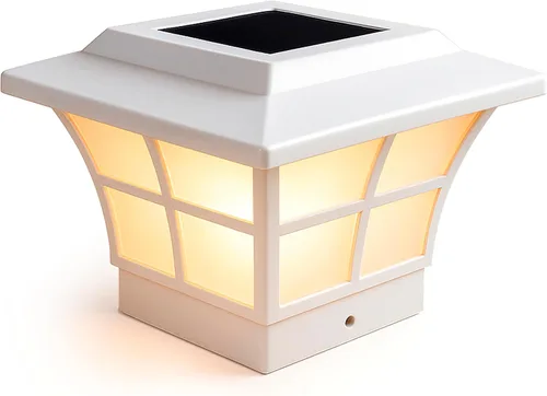 Vista 11 de Classy Caps SL079C Prestige - Tapa solar para poste, cobre, LED de alto rendimiento, se adapta a postes de 3.5 x 3.5 y 4 x 4, cobre galvanizado