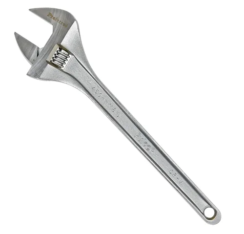 Vista 12 de T05011 Llave ajustable estándar, acabado cromado, 4 pulgadas