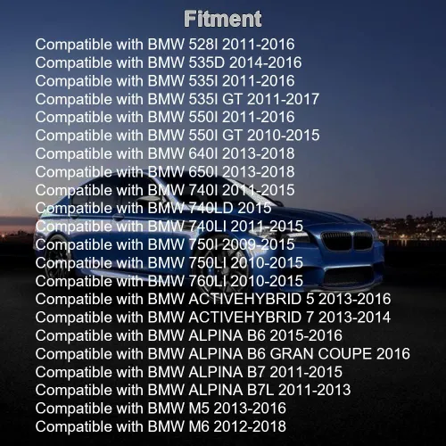 Vista 2 de JDMON Compatible con válvula de control del calentador BMW F01 F02 F10 F11 F12 520i 523i 528i 535i 550i 640i 650i 740i 740Li 750i 750Li 760Li