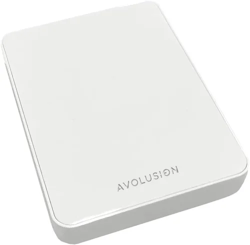 Vista 2 de Avolusion Z1-S - Disco duro externo portátil para juegos USB 3.0 de 500 GB, color blanco (para PS4, preformateado)