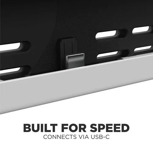 Vista 3 de Nitro Deck - Professional Handheld Deck with Zero Stick Drift for Nintendo Switch and Switch OLED (White)