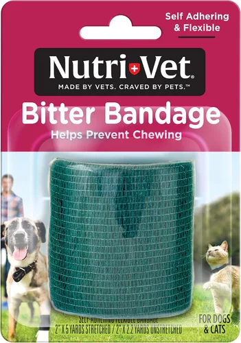 Vista 6 de Nutri-Vet Vendaje amargo para perros y gatos - Ayuda a prevenir la masticación - 3 pulgadas