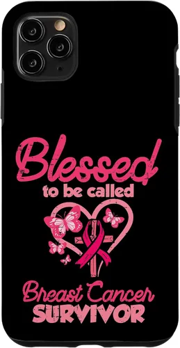 Vista 13 de Blessed Breast Cancer Survivor Awareness Christian Women Case for iPhone 17