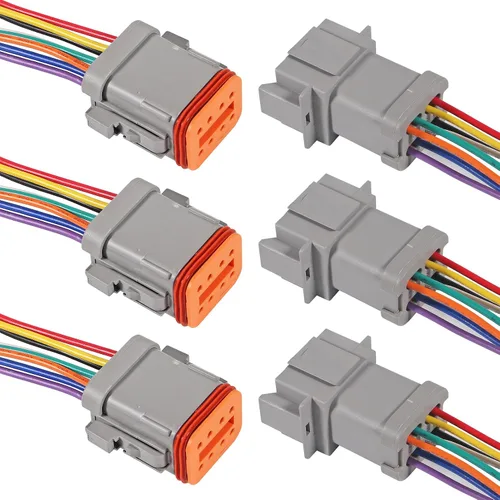 Vista 14 de 10 Piezas Conector de 1 Pin Impermeable Eléctrico Enchufe de 1 Pin Auto Cable Eléctrico Conectores de Desconexión Rápida Automotrices Conectores