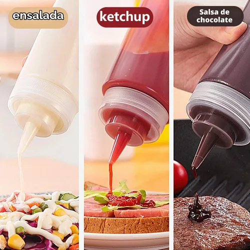 Vista 7 de Botella exprimible, Shekure 30 piezas de 4 onzas de plástico de grado alimenticio premium con tapas de presión. Incluye 2 etiquetas y 1 bolígrafo
