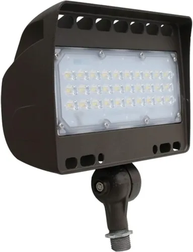 Vista 4 de Morris 71336 - Reflector LED ecológico con nudillo ajustable de 1/2", 10W, 5000 K, 983 lm, bronce