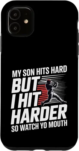 Vista 8 de My Son Hits Hard But I Hit Harder So Watch Yo Mouth - Case for iPhone 17