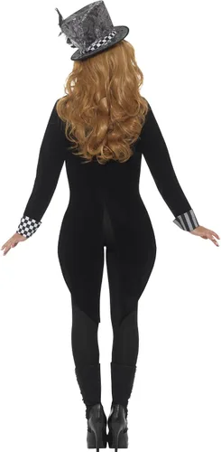 Vista 3 de Smiffys Disfraz de Miss Sombrerero Oscuro Deluxe para Mujer