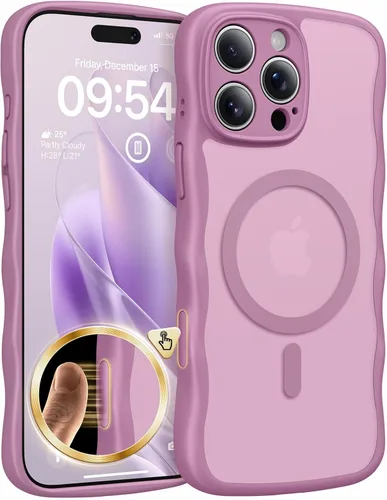 Vista 22 de TAURI Funda para iPhone 16 para mujeres y niñas, con control de cámara, [compatible con Masafe], funda Wave para iPhone 16 de 6.1 pulgadas