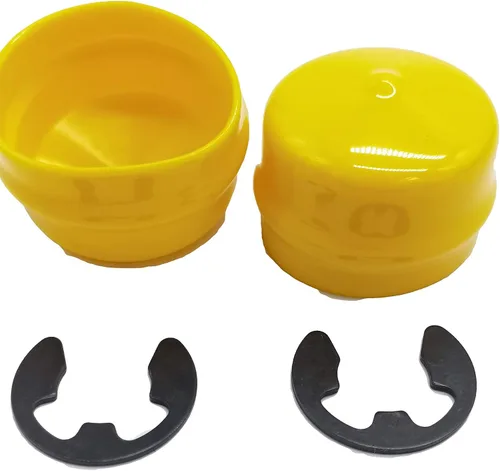 Vista 3 de Tapa de eje y anillo de presión R27434 M143338 Kit de repuesto para tractor John Deere, compatible con tapa de cubo de rueda de tractor de césped