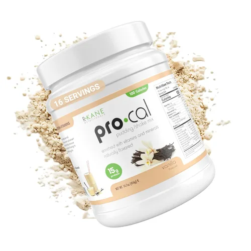 Vista 9 de Pro-Cal - Polvo de reemplazo de comida de chocolate, mezcla de pudín y batido alto en proteínas, bajo en calorías, bajo en carbohidratos, sin