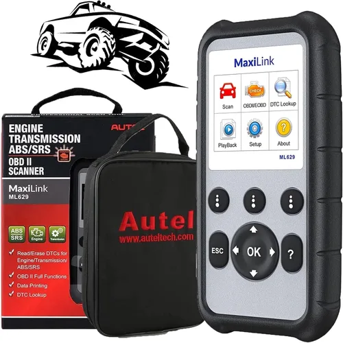 Vista 8 de Autel Escáner OBD2 ML529 Lector de código, escáner de código OBD2 con actualización de software de por vida, AutoVIN para DTC rápido, apagado