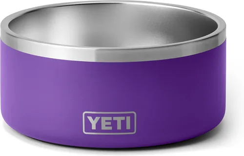 Vista 22 de YETI Boomer 8 - Tazón antideslizante y de acero inoxidable para perro, con capacidad de 64 onzas Blanco