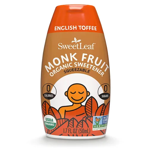 Vista 10 de SweetLeaf Caramel Líquido de Fruto del Monje - Gotas de Edulcorante Líquido de Fruto del Monje, Extracto Orgánico de Fruto del Monje, Edulcorante