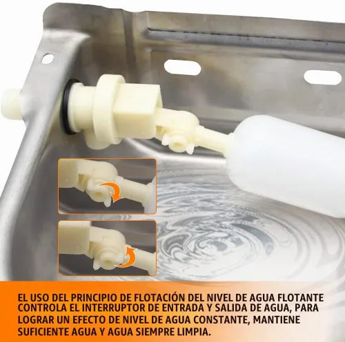Vista 4 de Pollo automático de la cabra del perro de la válvula de flotador del cuenco del agua del ganado auto llenando