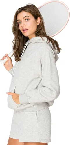 Vista 50 de Cali1850 Cloud Nine - Sudadera con capucha de forro polar para mujer, ajuste relajado, capucha de doble capa, puños y dobladillo acanalados