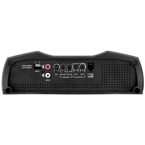 Vista 4 de Taramps MD 1200.1 Amplificador de 2 ohmios 1200 vatios RMS 1 canal completo sistema de audio para automóvil, monobloque, indicador de monitor LED