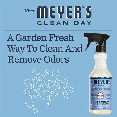 Vista 3 de Mrs. Meyer's - Spray limpiador multiusos, Bluebell, 16 onzas líquidas