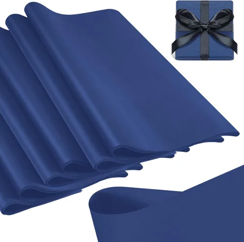 Vista 25 de Qilery - 500 hojas de papel de seda negro a granel para bolsas de regalo de 15 x 20 pulgadas, sin ácidos, para regreso a clases, papel de regalo