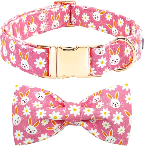 Vista 20 de Collar para perro, con estampado de tiburón, collar para cachorro, collar para mascotas, collar de lazo para perros, suave, duradero, ajustable