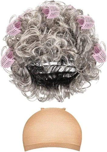 Vista 3 de EBYTOP Disfraz de anciana para niñas, disfraz de Halloween, cosplay, abuela