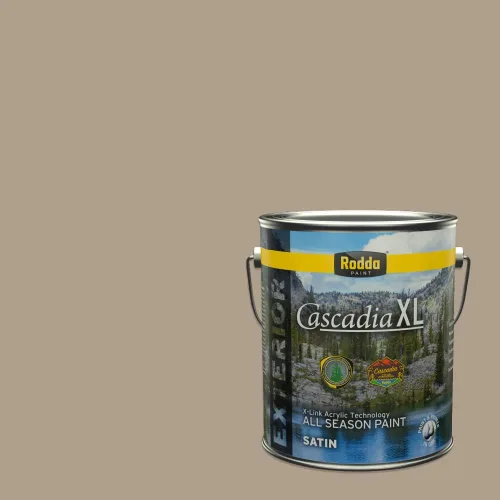 Vista 104 de Rodda Paint CASCADIA XL Pintura e imprimación satinada exterior en uno, cuarto de galón, abulón