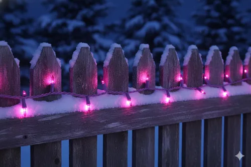 Vista 6 de Brite Star 50 Lt Designer Series Mini luces, púrpura, cable morado Alambre morado (50 Lt)