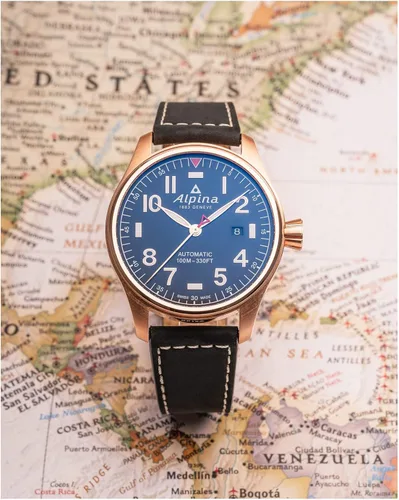 Vista 5 de Alpina Startimer - Reloj automático para hombre Negro