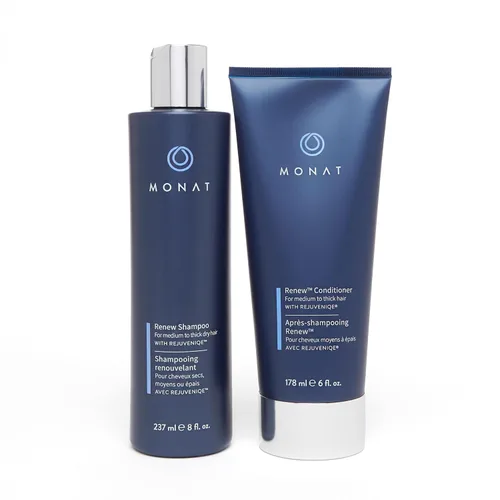 Vista 11 de MONAT Set suavizante antiencrespamiento – Champú natural para aliviar el encrespamiento y acondicionador para descartar el encrespamiento para un