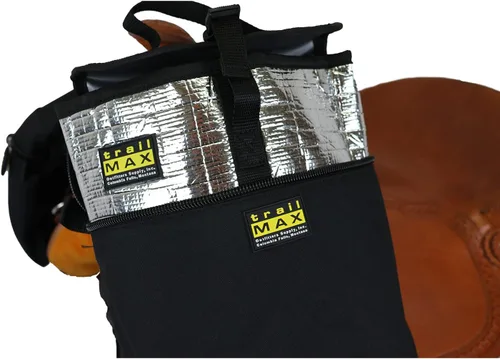 Vista 4 de TrailMax Bolsas de cuerno de caballo para montar en senderos - Bolsas medianas y grandes para caballos y mulas, equipo de sendero aislado con ajuste