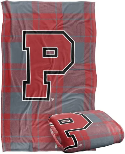 Vista 206 de LOGOVISION St John's University Campus Plaid Spirit Silky Touch Manta súper suave 36 x 58 pulgadas